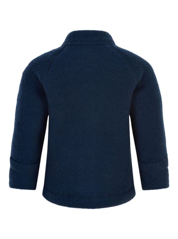 mikk-line Wollen jas donkerblauw