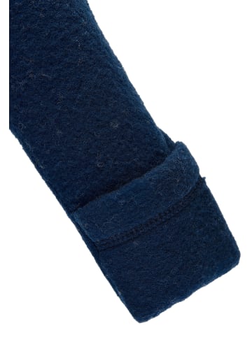 mikk-line Wollen jas donkerblauw