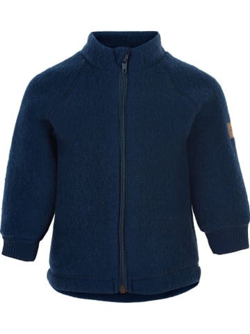 mikk-line Wollen vest donkerblauw