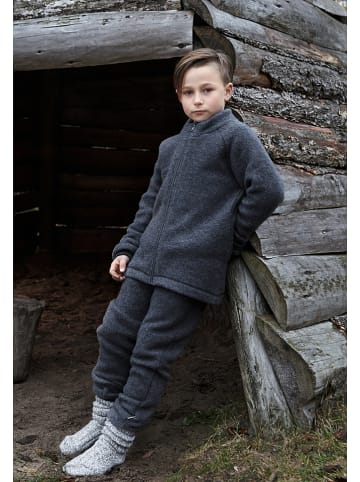 mikk line Wollen broek donkergrijs goedkoop kopen limango