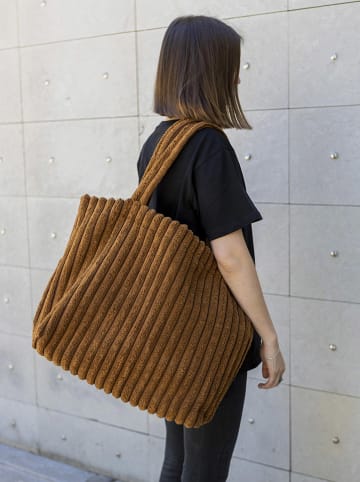 Madre Selva Shopper bag w kolorze brązowym - 55 x 45 x 8 cm