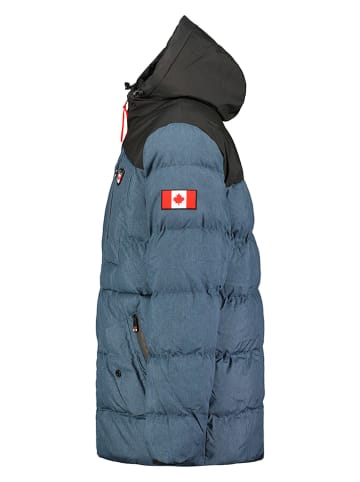 Canadian Peak Kurtka zimowa "Cashblendeak" w kolorze niebiesko-czarnym