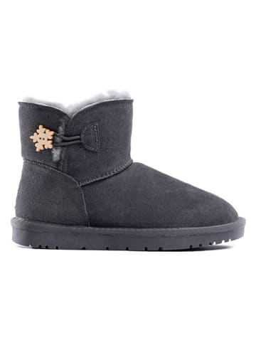 NICEBAY Leder-Winterboots "Beauty" in Grau