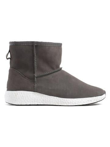 NICEBAY Leder-Winterboots "Boop" in Grau