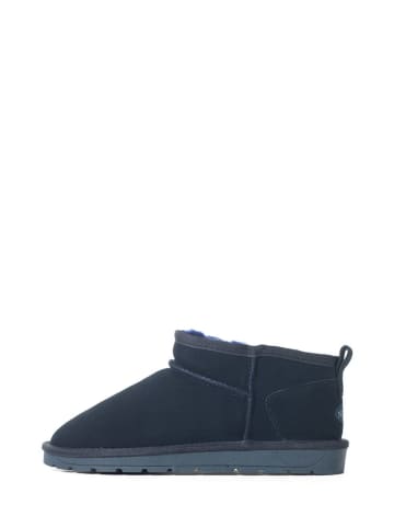 NICEBAY Leren boots "Mina" donkerblauw