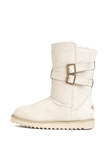 NICEBAY Leder-Boots "Mells waterproof" in Creme