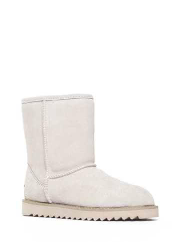 NICEBAY Leder-Boots "Stour waterproof' in Weiß