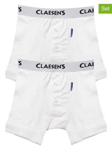 Claesens 2-delige set: boxershorts wit