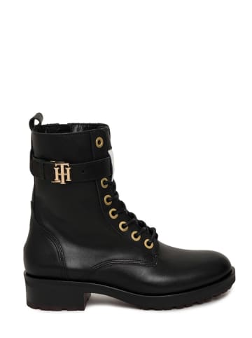 Tommy Hilfiger Leren boots zwart