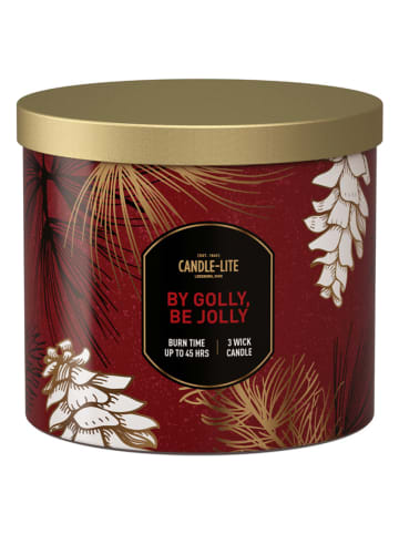CANDLE-LITE Geurkaars "By Golly Be Jolly" rood - 396 g