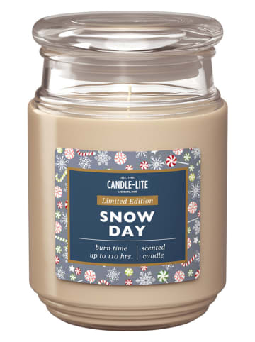 CANDLE-LITE Geurkaars "Snow Day" beige - 510 g