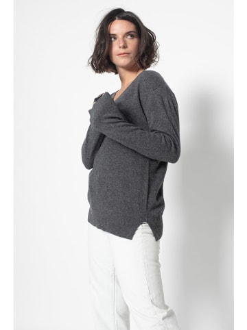 AUTHENTIC CASHMERE kaszmirowy sweter w kolorze ciemnoszarym