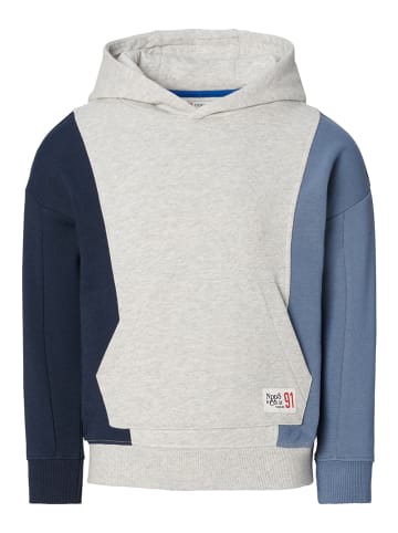 Noppies Hoodie grijs/blauw