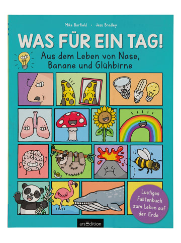 ars edition Sachbuch "Was für ein Tag! - Aus dem Leben von Nase, Banane und Glühbirne"