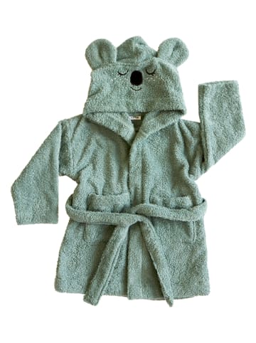 roommate Bademantel "Koala" in Grün