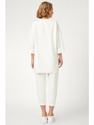 Milan Kiss 2-delige outfit crème