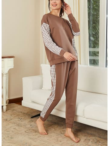 Milan Kiss 2tlg. Outfit in Braun