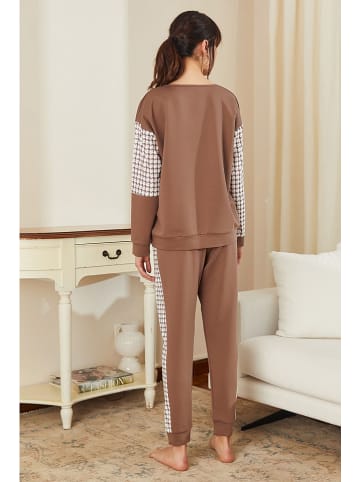 Milan Kiss 2tlg. Outfit in Braun