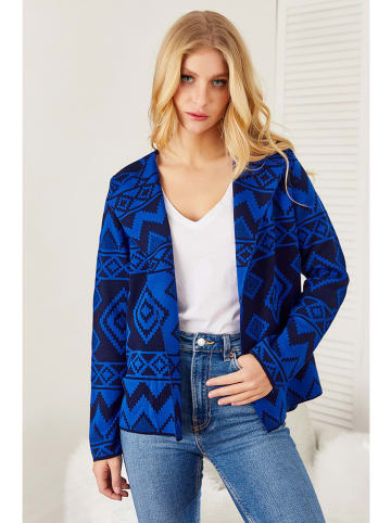 Milan Kiss Vest blauw/zwart