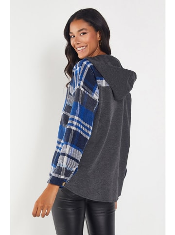 Milan Kiss Blouse blauw/grijs
