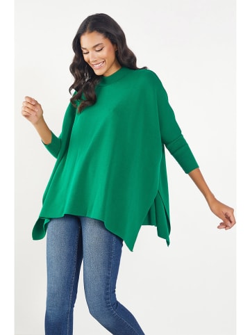 Milan Kiss Poncho in Grün