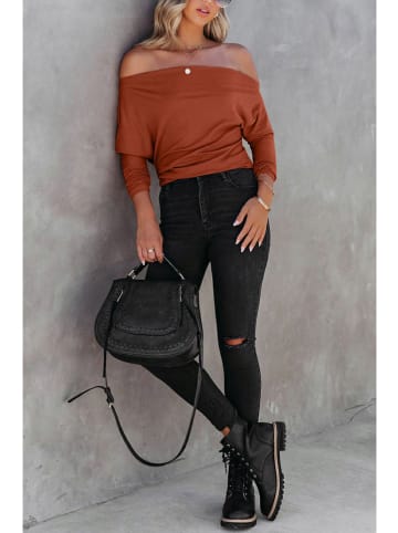 Milan Kiss Longsleeve lichtbruin