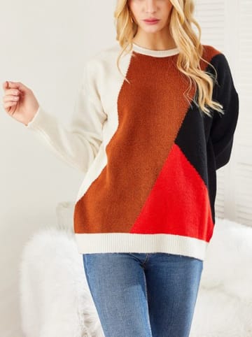 Milan Kiss Sweter ze wzorem