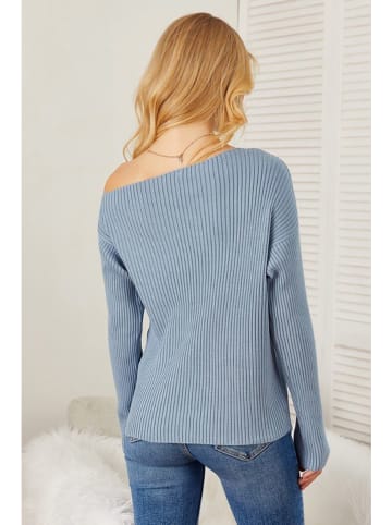 LA Angels Sweter w kolorze błękitnym