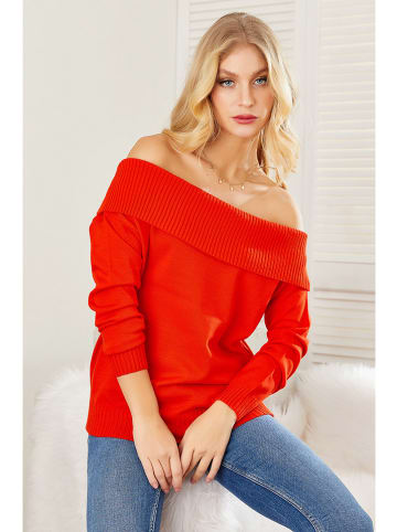 Milan Kiss Pullover in Rot