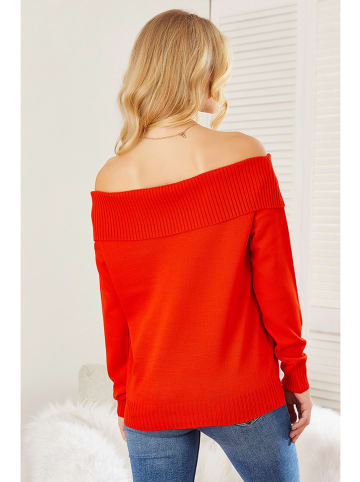 Milan Kiss Pullover in Rot
