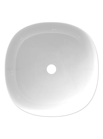 Schütte Umywalka nablatowa "Tassoni cube" w kolorze białym - 44 x 44 cm