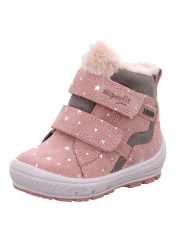 superfit Leder-Winterboots "Groovy" in Rosa