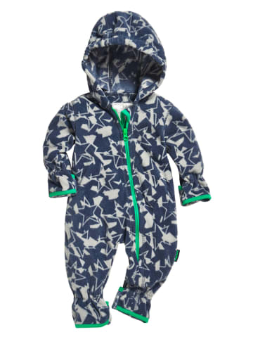 Playshoes Fleece-Overall in Dunkelblau