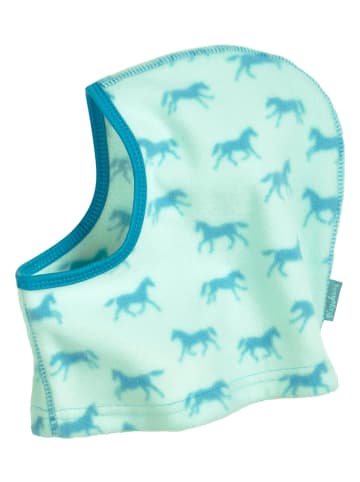 Playshoes Fleece-Sturmhaube in Türkis