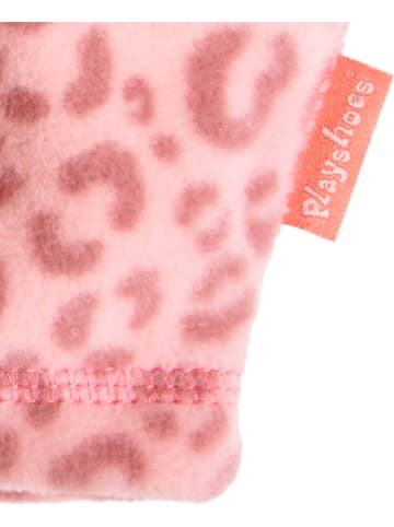 Playshoes Fleece-Sturmhaube in Rosa