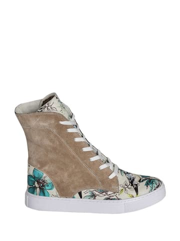 Noosy Leren boots beige/meerkleurig