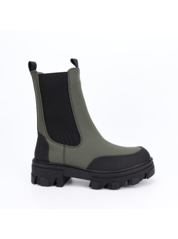 La Bottine Souriante Boots in Grün/ Schwarz