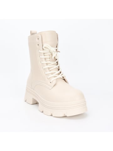 La Bottine Souriante Botki w kolorze kremowym