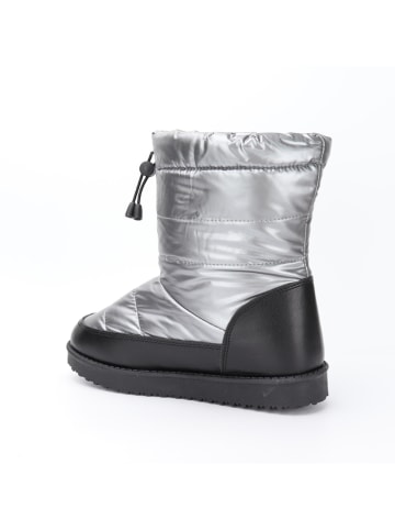 La Bottine Souriante Winterboots in Silber/ Schwarz