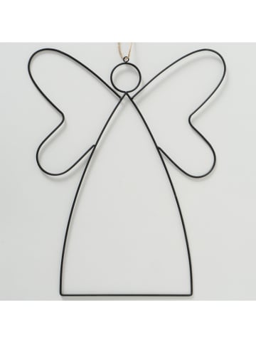 Boltze 2-delige set: decoratieve hangers "Amora" zwart
