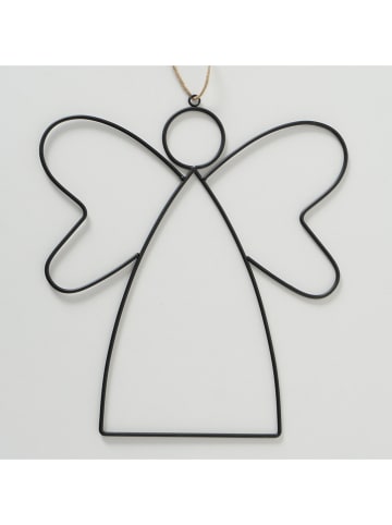 Boltze 2-delige set: decoratieve hangers "Amora" zwart