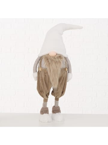 Boltze Decoratief figuur "Luiso" wit/beige - (H)98 cm