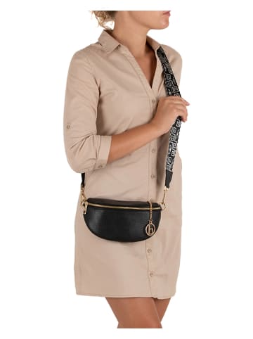 Lia Biassoni Skórzana torebka "Irpino" w kolorze czarnym - 23 x 12 x 2 cm