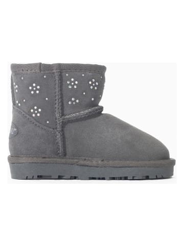 NICEBAY Leder-Winterboots "Miele" in Grau