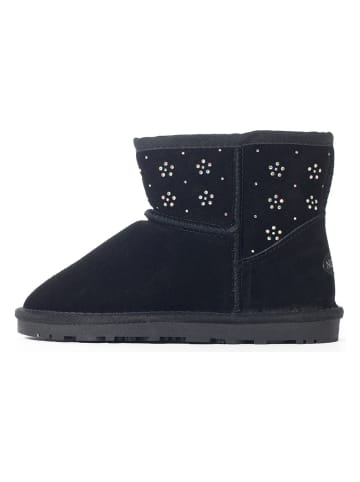 NICEBAY Leren winterboots "Maeve" zwart