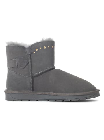 NICEBAY Leren winterboots "Shona" grijs