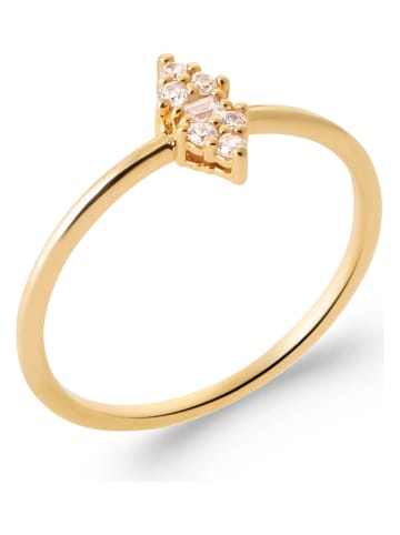 Lucette Vergulde ring met edelstenen