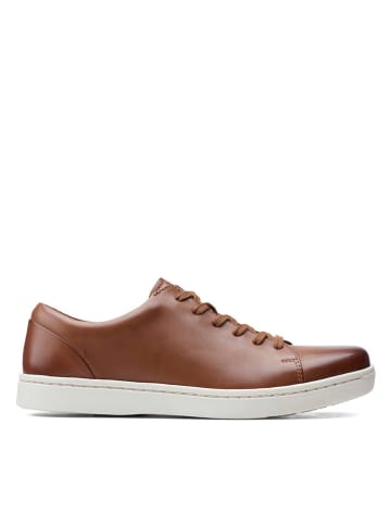 Clarks Leder-Sneakers "Kitna Lo" in Hellbraun