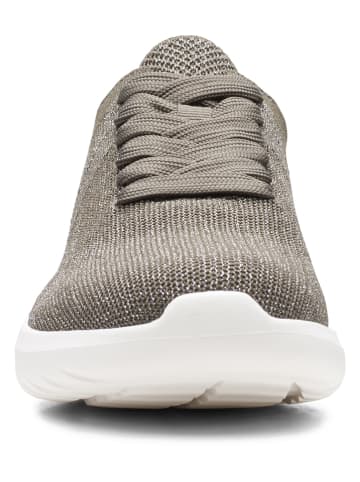 Clarks Sneakersy "Nova Glint" w kolorze oliwkowym