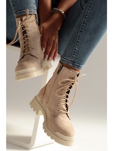 Gerois Boots in Beige